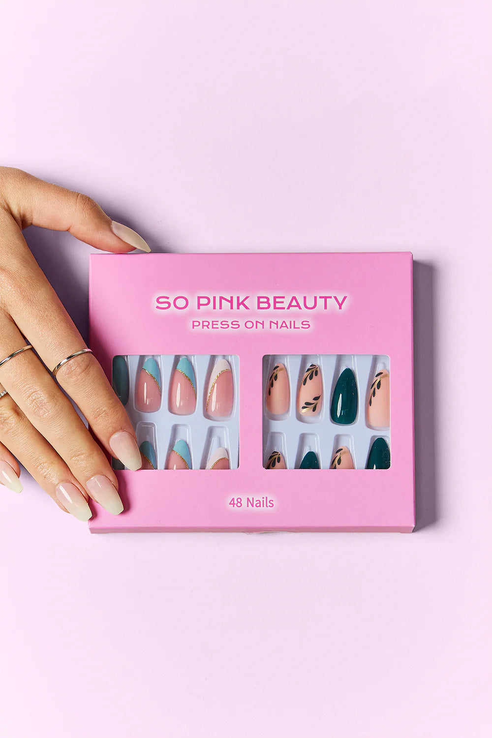 SO PINK BEAUTY Press on Nails 2 Packs