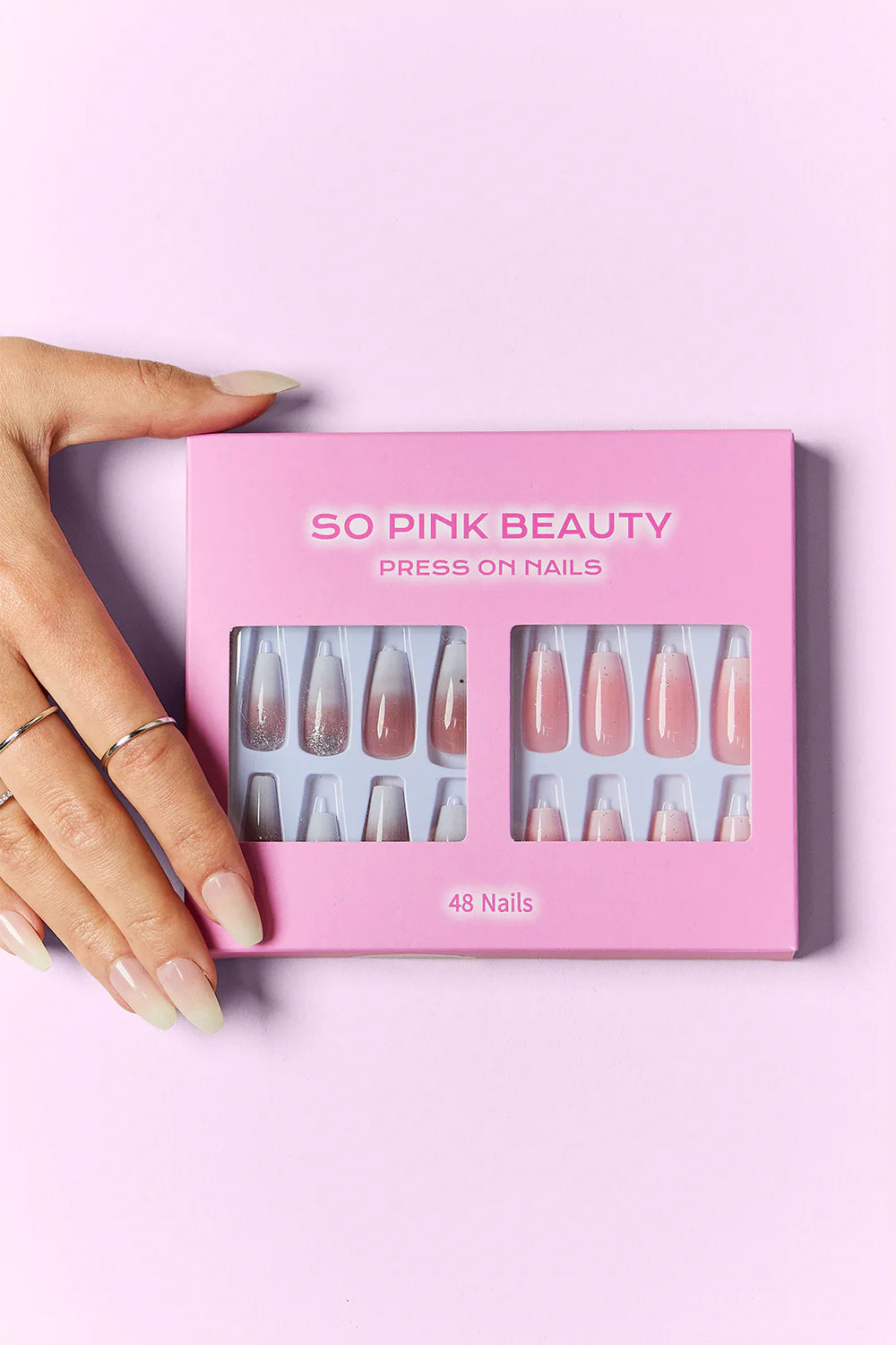 SO PINK BEAUTY Press on Nails 2 Packs
