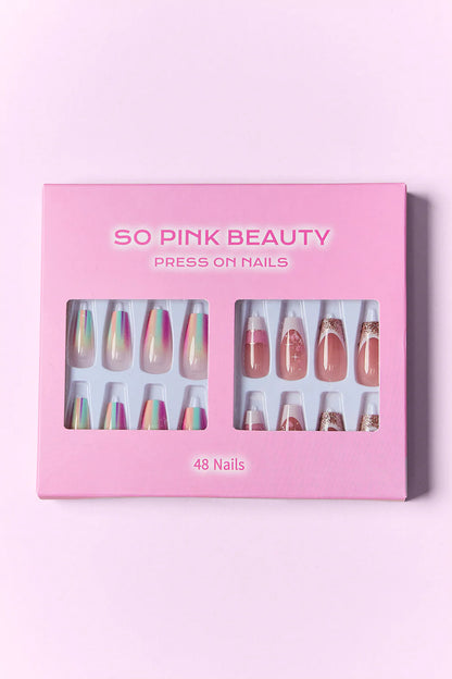SO PINK BEAUTY Press on Nails 2 Packs